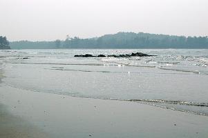 Quiet Muzhappilangad Beach